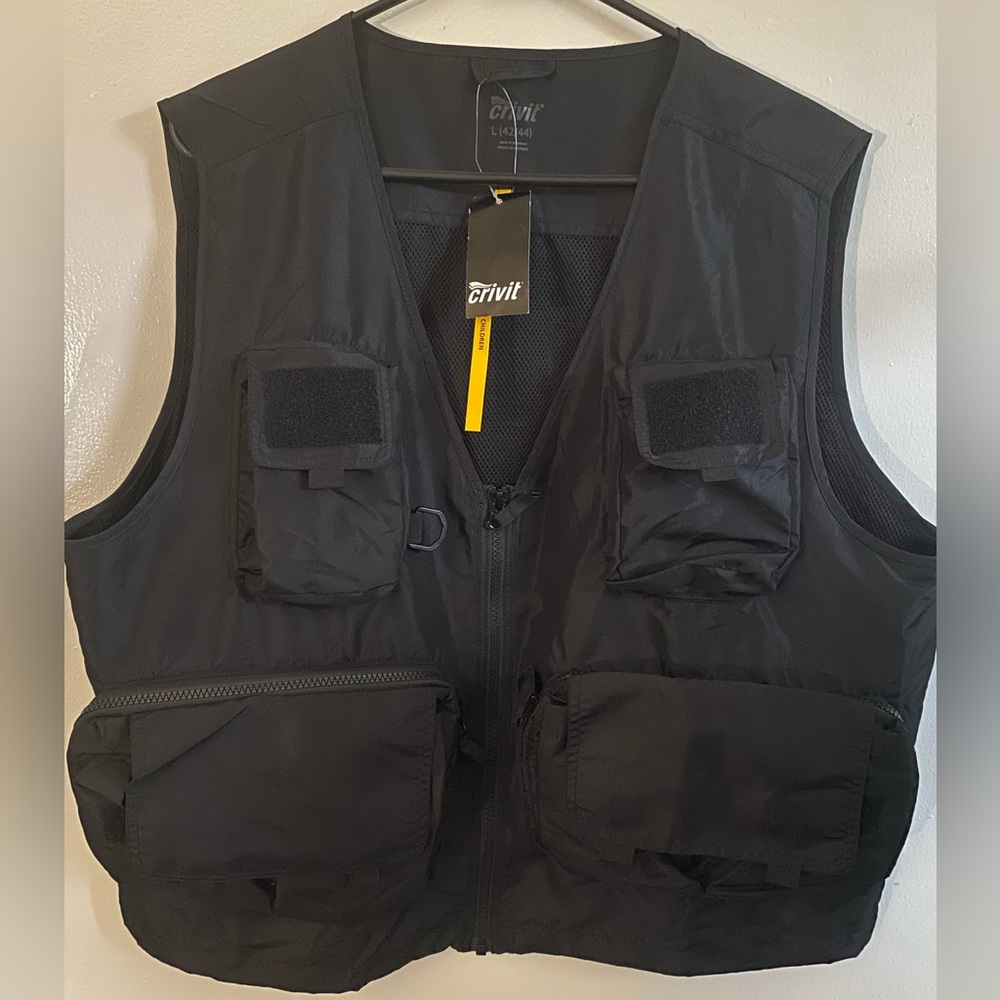 Crivit Black Utility Vest